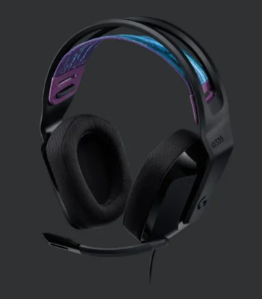 AUDIFONO GAMER G335 981-000977 BLACK LOGITECH